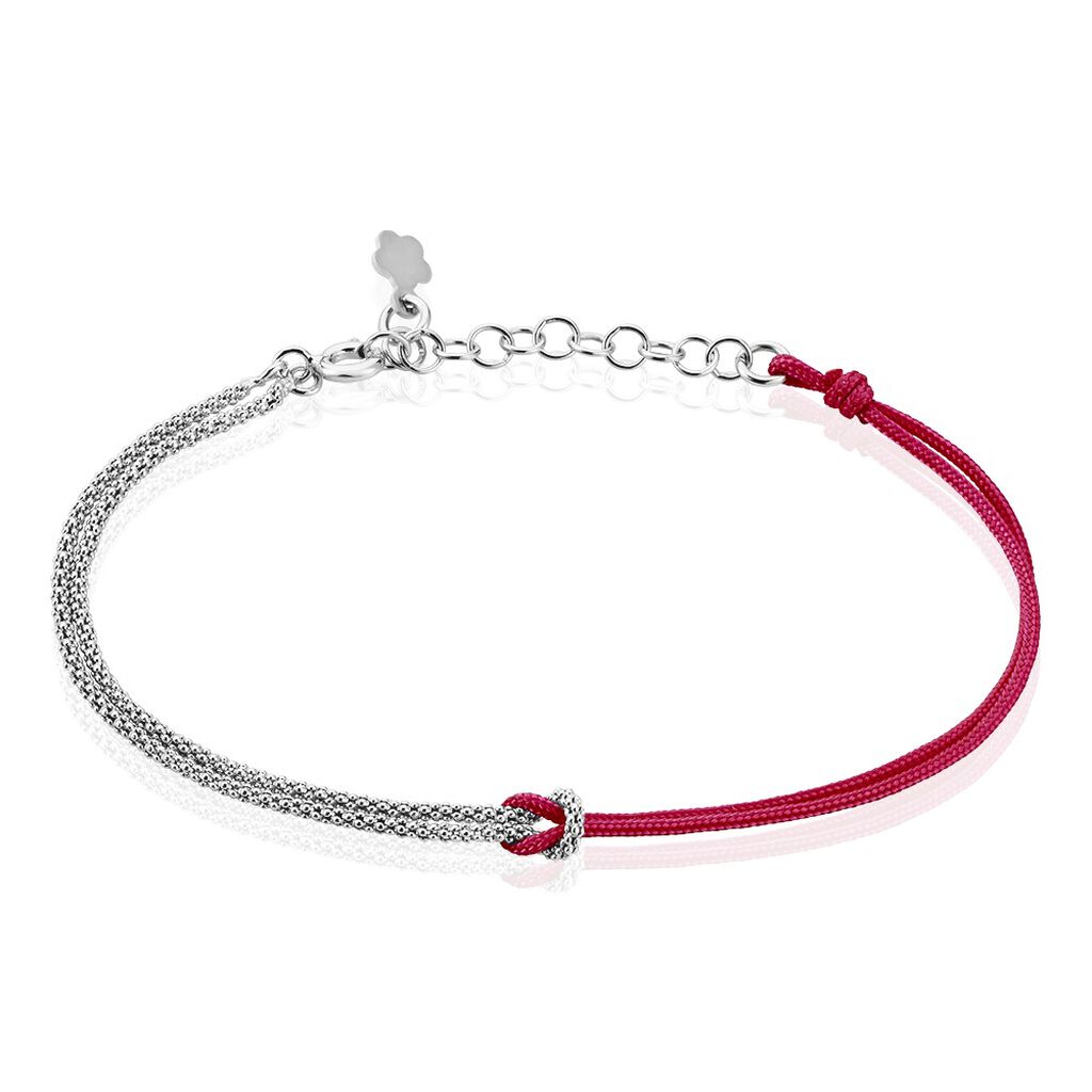 Bracelet Anicha Argent Blanc - Bracelets cordons Femme | Marc Orian