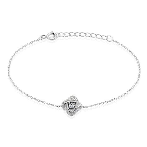 Bracelet Anasthase Argent Blanc Oxyde De Zirconium - Bracelets chaînes Femme | Marc Orian