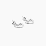 Boucles D'Oreilles Pendantes Floryne Argent Blanc Oxyde De Zirconium - Pendantes Femme | Marc Orian