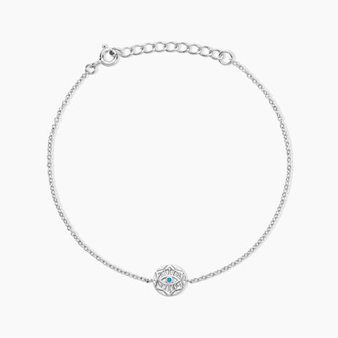 Bracelet Trivia Argent Blanc Oxyde De Zirconium - Bracelets chaînes Femme | Marc Orian