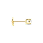 Boucle D'oreille Puce Unitaire Victoria Or Jaune Diamant - Boucles d'oreilles mariage Famille | Marc Orian