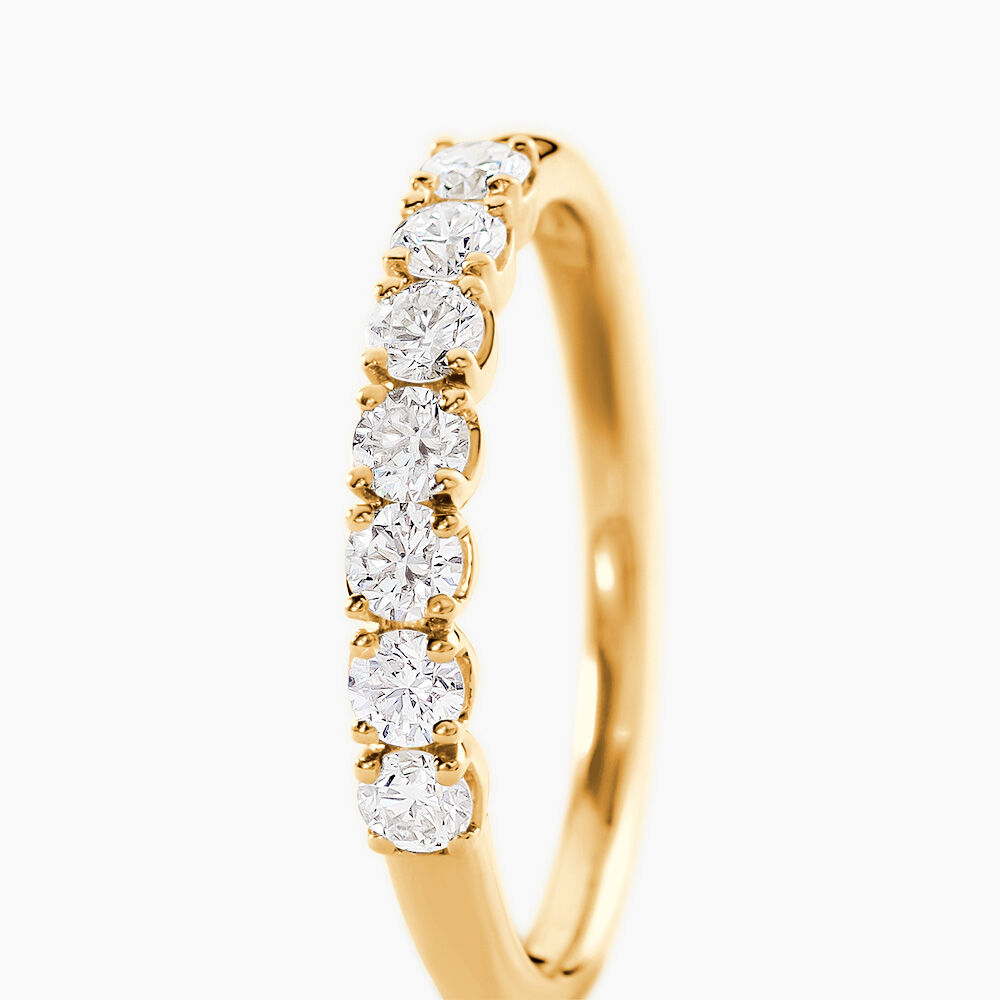 Alliance Hera Or Jaune Diamant - Alliances avec pierres Femme | Marc Orian