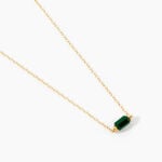 Collier Ean Or Jaune Malachite - Colliers avec pierres Femme | Marc Orian