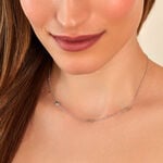 Collier Diep Argent Blanc Oxyde De Zirconium - Colliers avec pierres Femme | Marc Orian