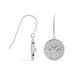 Boucles D'oreilles Pendantes Apollinaris Argent Blanc Oxyde - Pendantes Femme | Marc Orian
