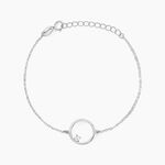 Bracelet Anas Argent Blanc Oxyde De Zirconium - Bracelets fantaisie Femme | Marc Orian