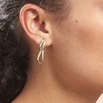 Cr&eacute;oles Aubrey Or Bicolore - Cr&eacute;oles Femme | Marc Orian