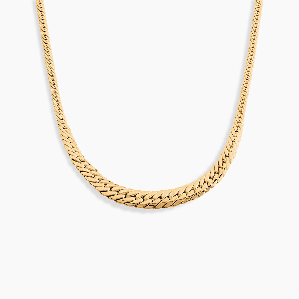 Collier Or Jaune Izel Maille Anglaise - Chaines Femme | Marc Orian