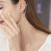 Bijou D'oreille Unitaire Waltraud Argent Blanc - Piercings d'oreilles Femme | Marc Orian