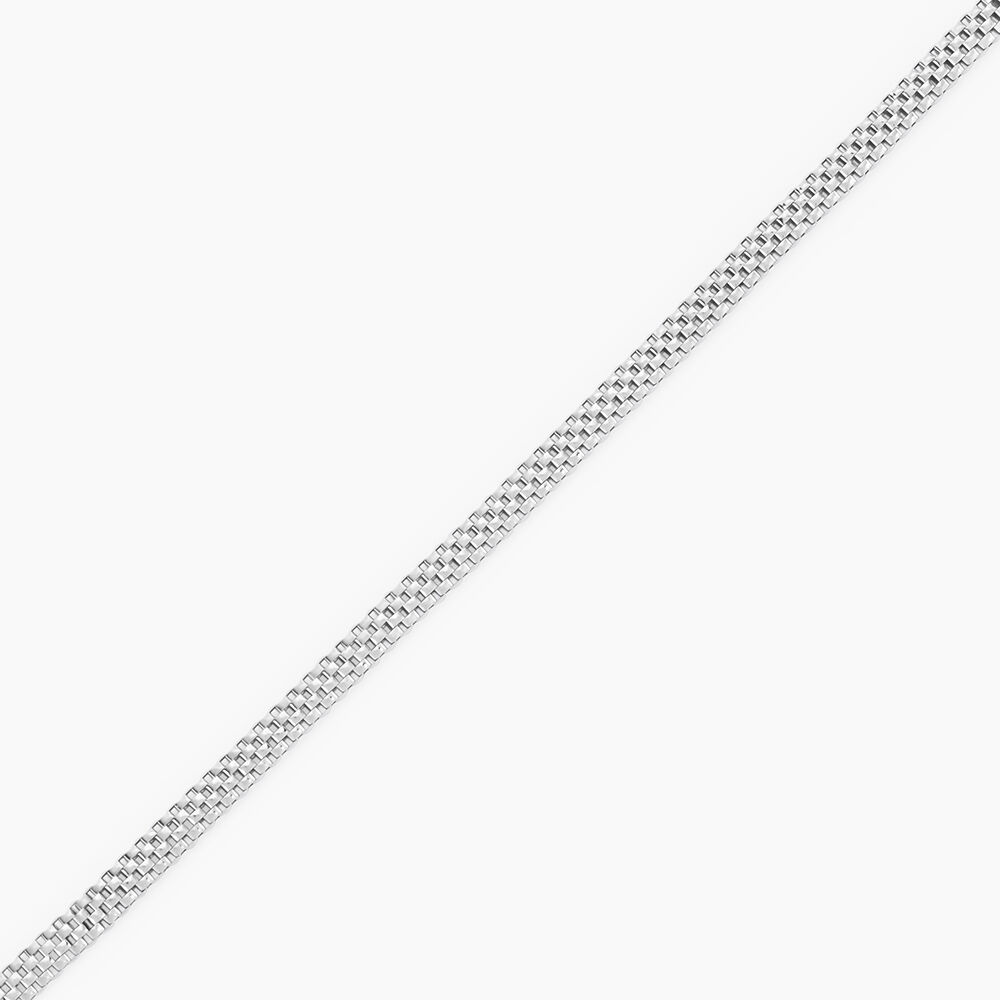Bracelet Christine Argent Blanc - Bracelets chaînes Femme | Marc Orian