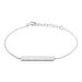 Bracelet Vinie Argent Blanc - Bracelets chaînes Femme | Marc Orian