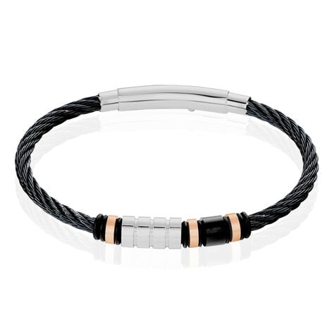 Bracelet Alexandre Acier Bicolore - Bracelets cha&icirc;nes Homme | Marc Orian