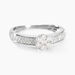 Bague Praya Or Blanc Diamant - Parures de mariage Femme | Marc Orian
