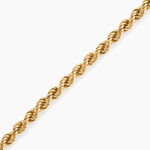 Bracelet Cordelia Maille Corde Or Jaune - Bracelets mailles Femme | Marc Orian