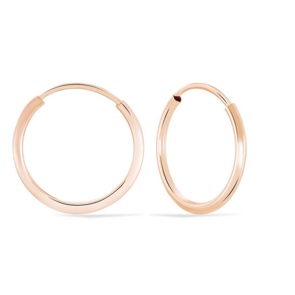 Cr&eacute;oles Dominae Or Rose - Cr&eacute;oles Femme | Marc Orian