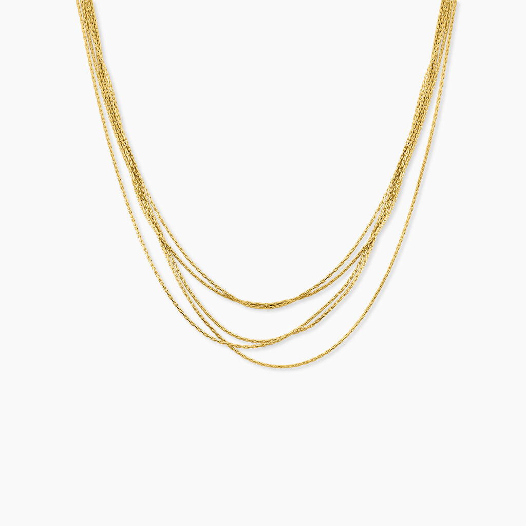 Collier Fora Acier Dor&eacute; - Colliers fantaisie Femme | Marc Orian