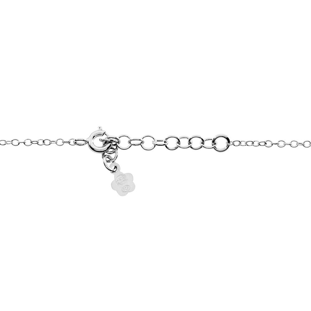 Bracelet Marie-lore Argent Blanc - Bracelets chaînes Femme | Marc Orian