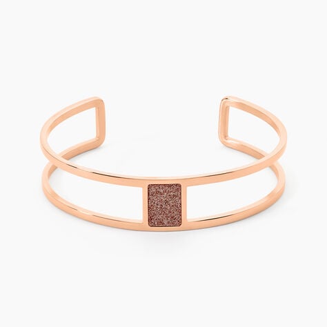 Bracelet Jonc Acier Rose Maria - Bracelets joncs Femme | Marc Orian