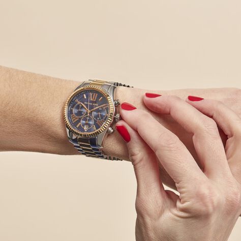Montre Michael Kors Lexington Bleu - Montres Femme | Marc Orian
