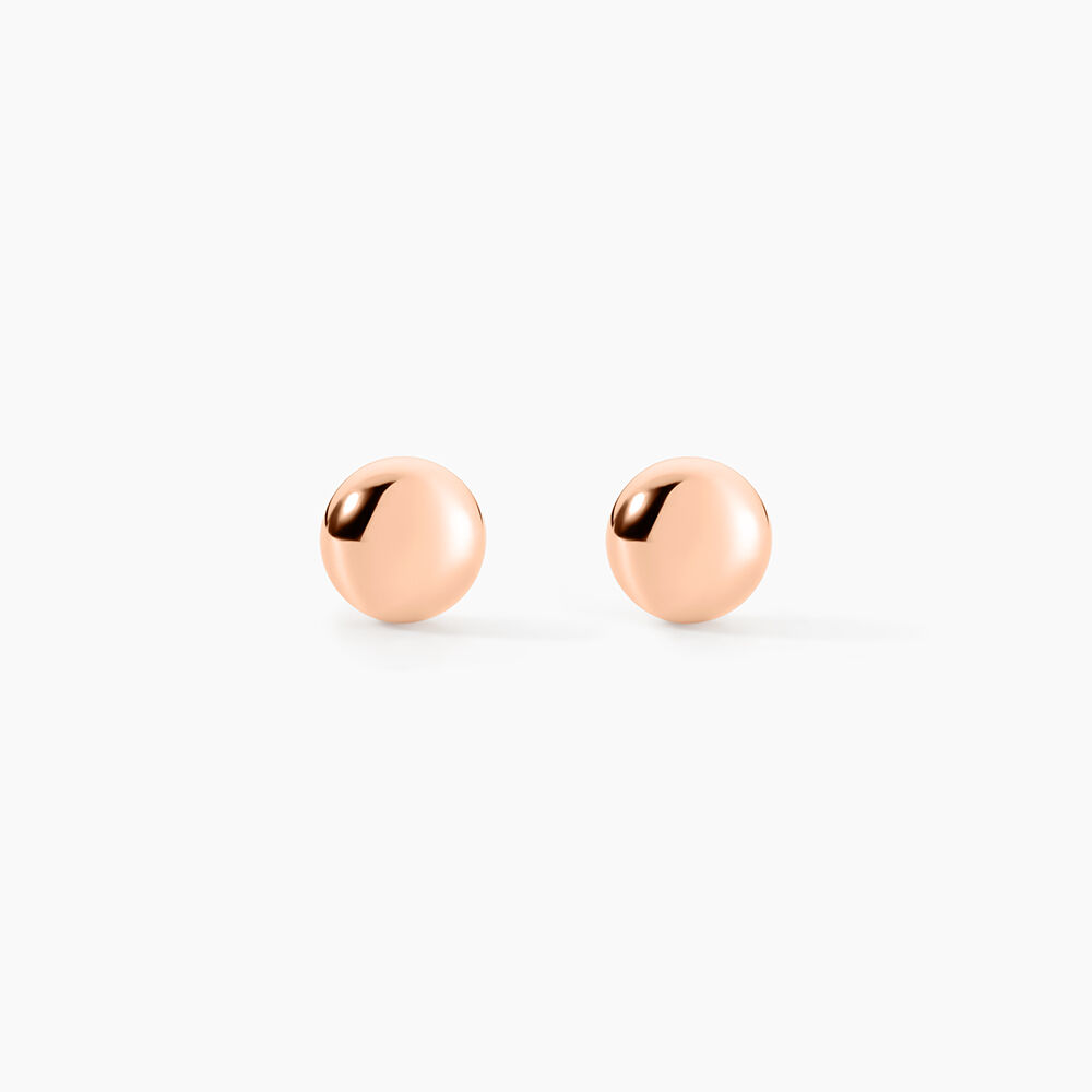 Boucles D'oreilles Puces Fidelia Boule Or Rose - Puces Femme | Marc Orian