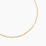 Cha&icirc;ne Igoa Maille For&ccedil;at Diamantee Or Jaune - Chaines Famille | Marc Orian