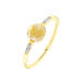 Bague Bonbon Or Jaune Citrine Et Oxyde De Zirconium - Bagues pierres fines Femme | Marc Orian