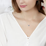 Collier Maeva Or Rose Topaze Et Oxyde De Zirconium - Colliers avec pierres Femme | Marc Orian