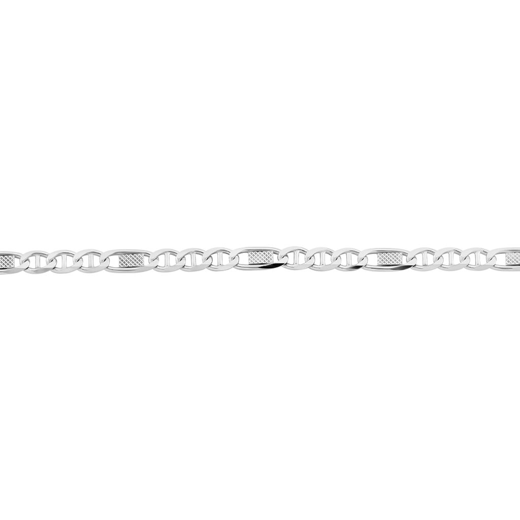 Collier Maille Teo Argent Blanc - Chaines Homme | Marc Orian