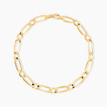 Bracelet Ophelio Maille Alternee 1/1 Or Jaune - Bracelets mailles Homme | Marc Orian