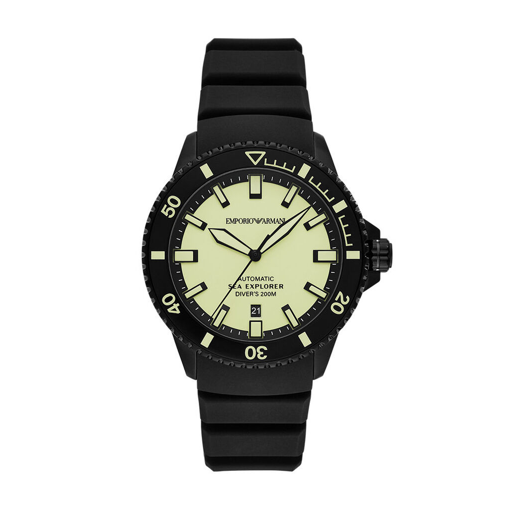 Montre Emporio Armani Sea Explorer Jaune - Montres automatiques Homme | Marc Orian
