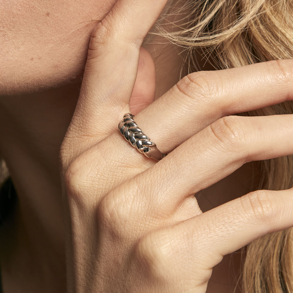 Bague Santina Argent Blanc - Bijoux fantaisie Femme | Marc Orian