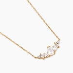 Collier Glamour Plaqu&eacute; Or Jaune Oxyde De Zirconium - Colliers avec pierres Femme | Marc Orian