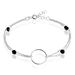 Bracelet Tamar Argent Blanc Pierre De Synthese - Bracelets fantaisie Femme | Marc Orian