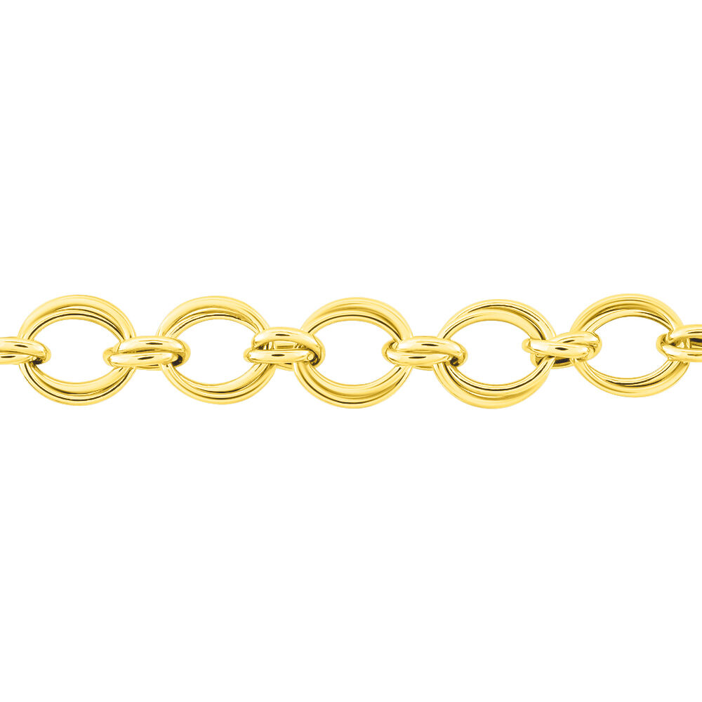 Bracelet Aaron Maille Fantaisie Or Jaune - Bracelets cha&icirc;nes Femme | Marc Orian