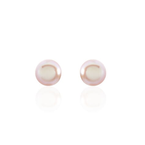 Boucles D'oreilles Puces Ursulina Or Jaune Perle De Culture - Boucles d'oreilles mariage Femme | Marc Orian