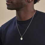 Pendentif Zodiaque Rond Argent Blanc - Bijoux personnalis&eacute;s Famille | Marc Orian