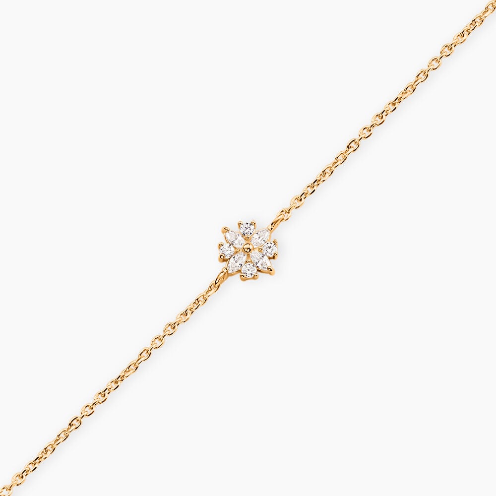 Bracelet Tilde Plaqu&eacute; Or Jaune Oxyde De Zirconium - Bracelets fantaisie Femme | Marc Orian
