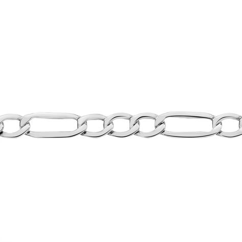 Collier Or Blanc Maille Alternée 1/3 - Chaines Homme | Marc Orian