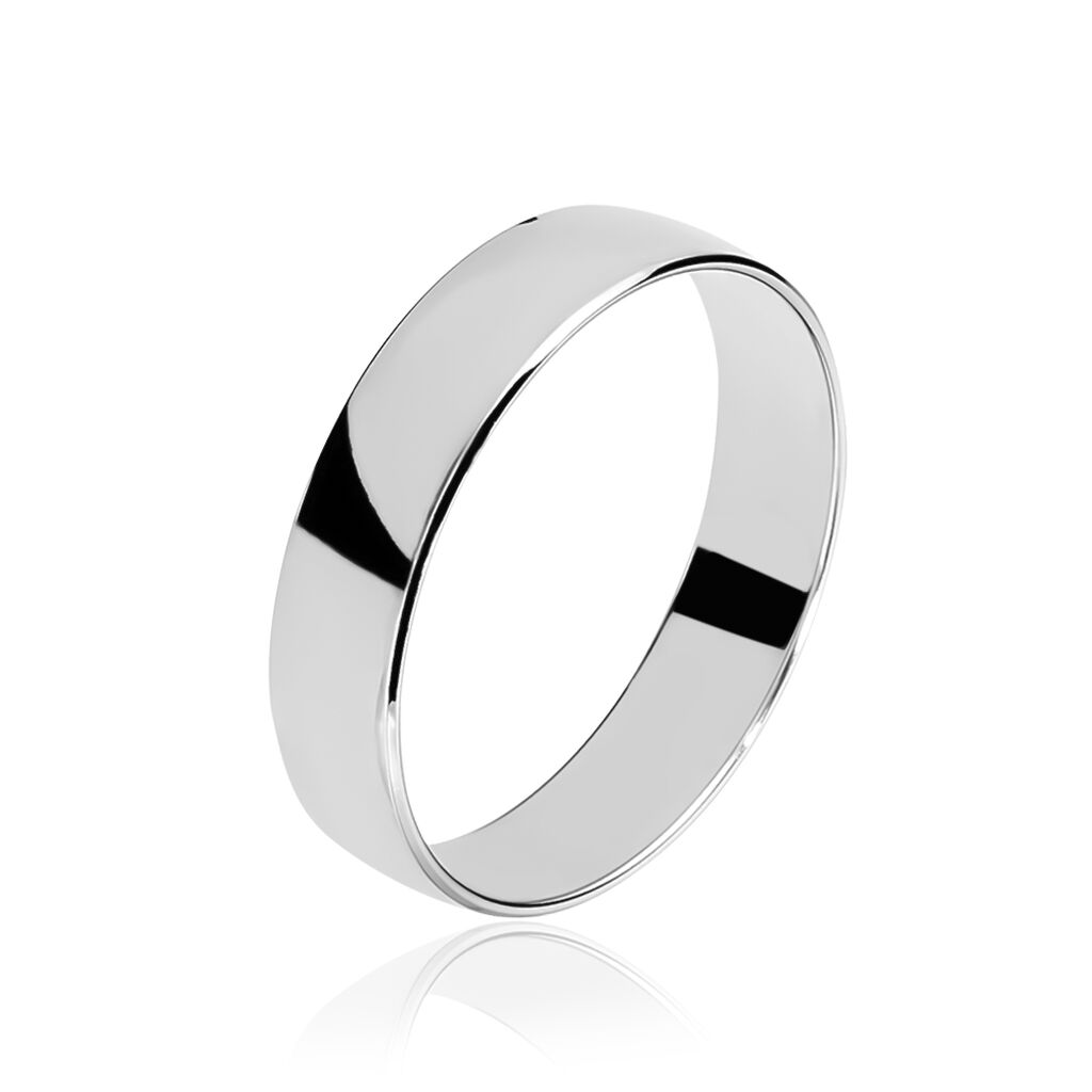 Alliance Ruban Bombe Or Blanc - Alliances classiques Famille | Marc Orian