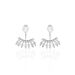 Bijoux D'oreilles Yannique Argent Blanc Oxyde De Zirconium - Piercings d'oreilles Femme | Marc Orian