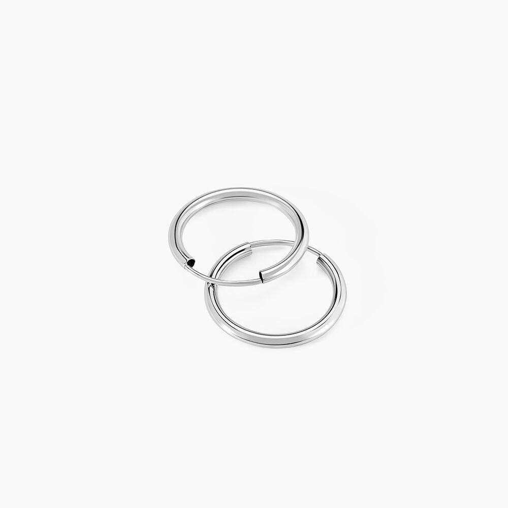 Créoles Valencina Or Blanc - Créoles Femme | Marc Orian