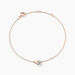 Bracelet Emilia Or Rose Diamant - Bracelets chaînes Femme | Marc Orian
