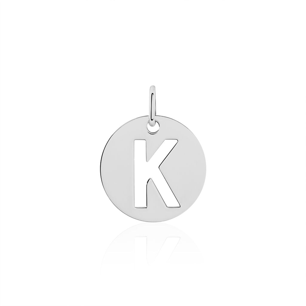 Pendentif Elio K Argent Blanc - Bijoux fantaisie Famille | Marc Orian