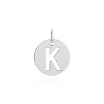 Pendentif Elio K Argent Blanc - Bijoux fantaisie Famille | Marc Orian