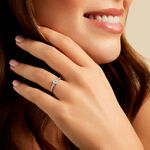 Bague Aramis Ld Platine Blanc Diamant Synth&eacute;tique - Solitaires Femme | Marc Orian