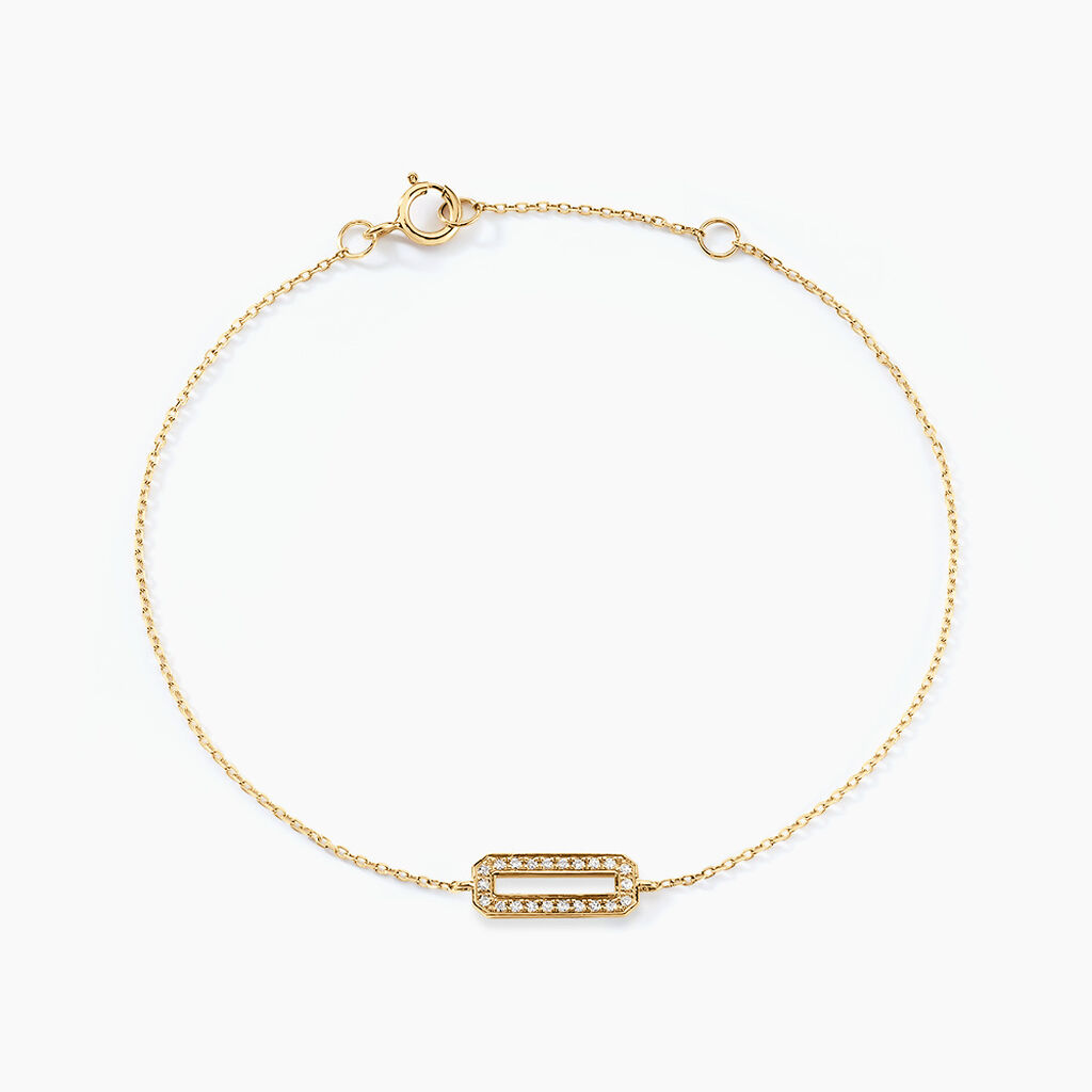 Bracelet Pris Or Jaune Diamant - Bracelets chaînes Femme | Marc Orian