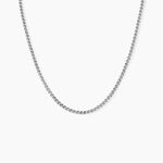 Collier Maille Piato Argent Blanc - Colliers fantaisie Famille | Marc Orian