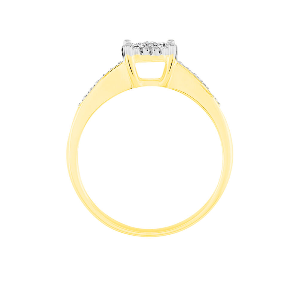 Bague Serena Or Jaune Diamant - Parures de mariage Femme | Marc Orian