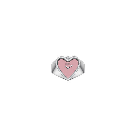 Montre Fossil Heart Watch Ring Rose - Montres Femme | Marc Orian