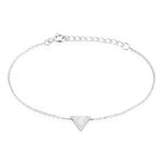 Bracelet Moric Argent Blanc Oxyde De Zirconium Et Nacre - Bracelets fantaisie Femme | Marc Orian